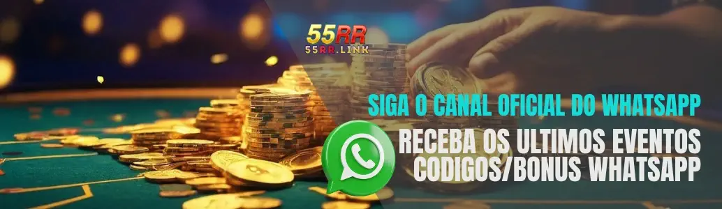 Siga o canal oficial do WhatsApp 55RR